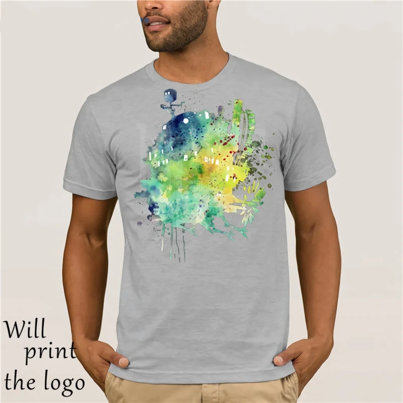 Art Design Magliette e camicette Magliette MAGLIETTA Degli Uomini di Moda Tessuto Camicia di Cotone Girocollo Manica Corta