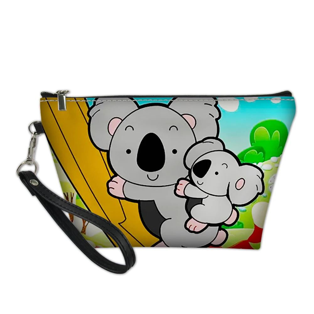  Thikin 2020 New Arrival Cartoon Koala Makeup Storage for Women Cosmetic Bags Cases Ladies Pen Bag G