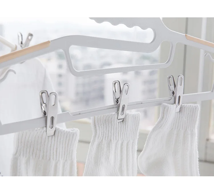 Household Stainless Steel Extra Large Clothes Clip Sun Blanket Clip Strong Windproof Hanging Cloth Rack Underwear Socks' Clip