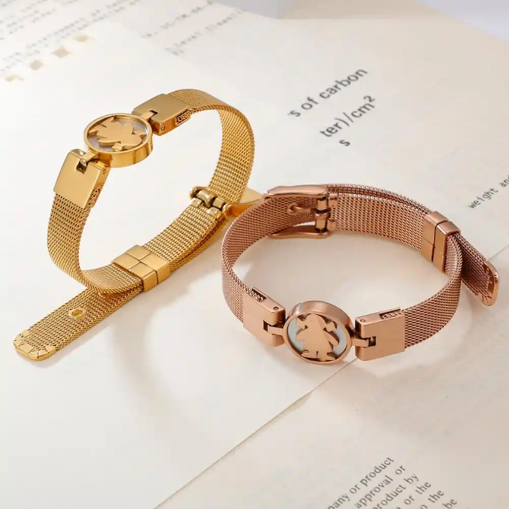 Bracelet Personnalise Avec Nom Pour Bebe Garcon Et Fille En Titane Avec Fermoir Chaine A Main Bijoux Cadeau Aliexpress