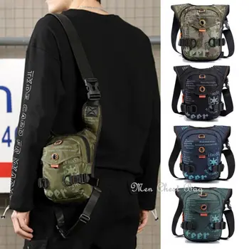 

Men Camo Military Messenger Shoulder Sling Crossbody Chest Outdoor Sports Bags Fashion Casual Multifunction Waterproof Purses