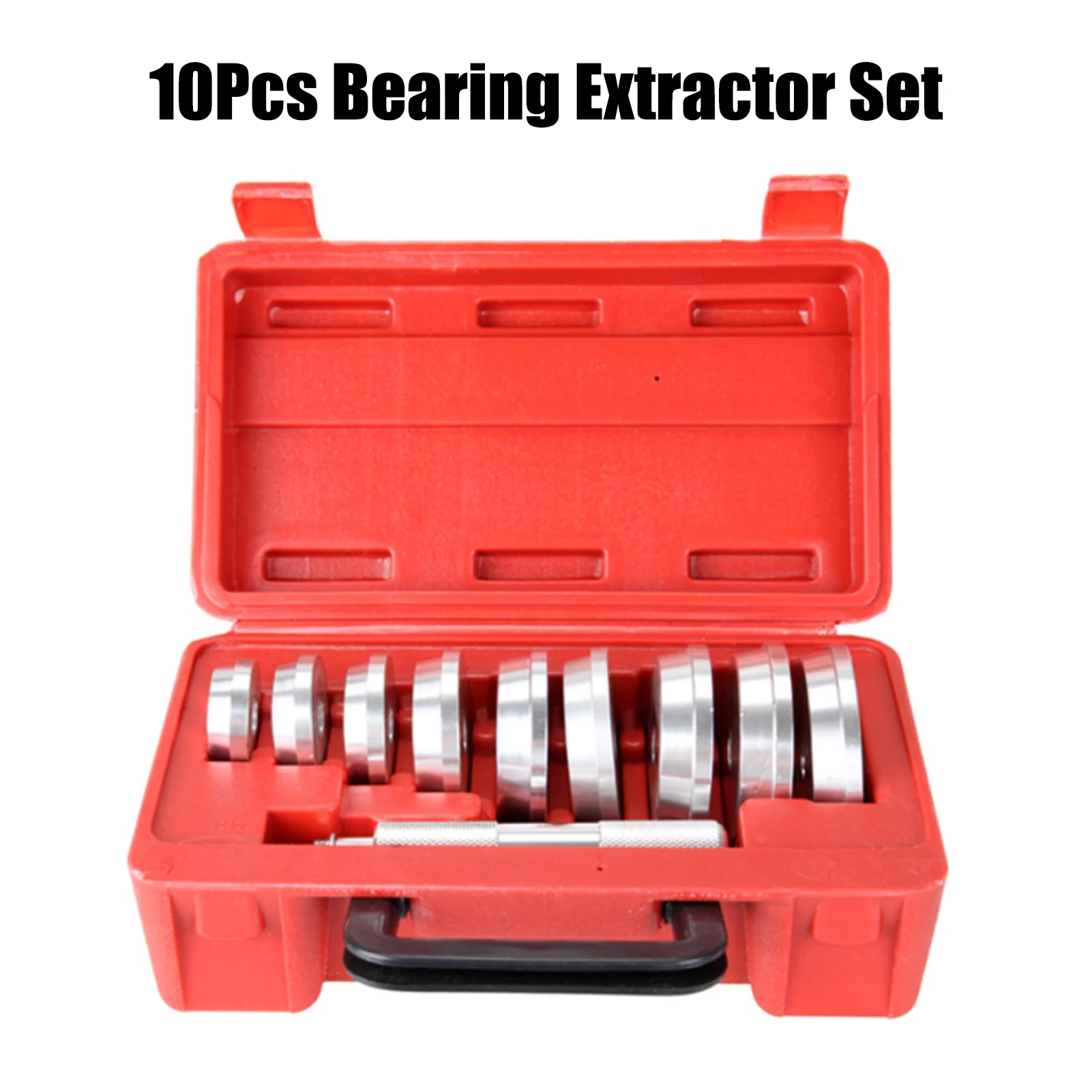 10Pcs Bearing Race & Seal Bushing Driver Set Universal Bush Drive Seal