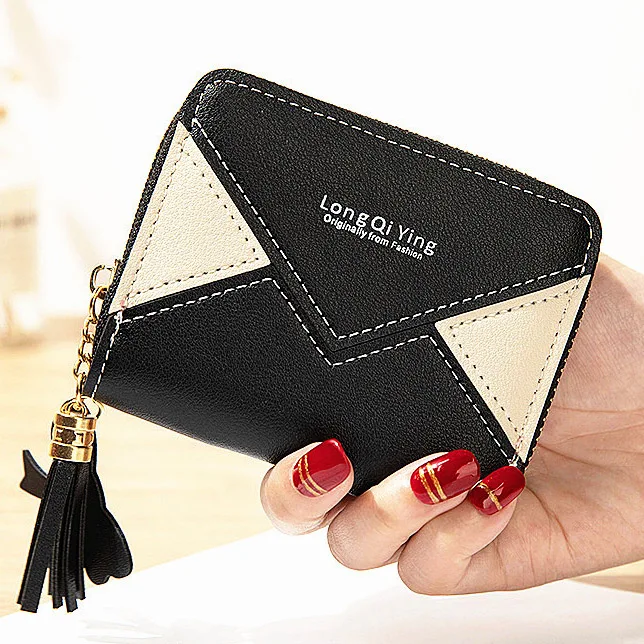 

Zipper Coin Purses Short Wallet Pocket Purse Girls Moneybags ID Card Holder Women Wallet Lovely Notecase Flap Billfold Bags