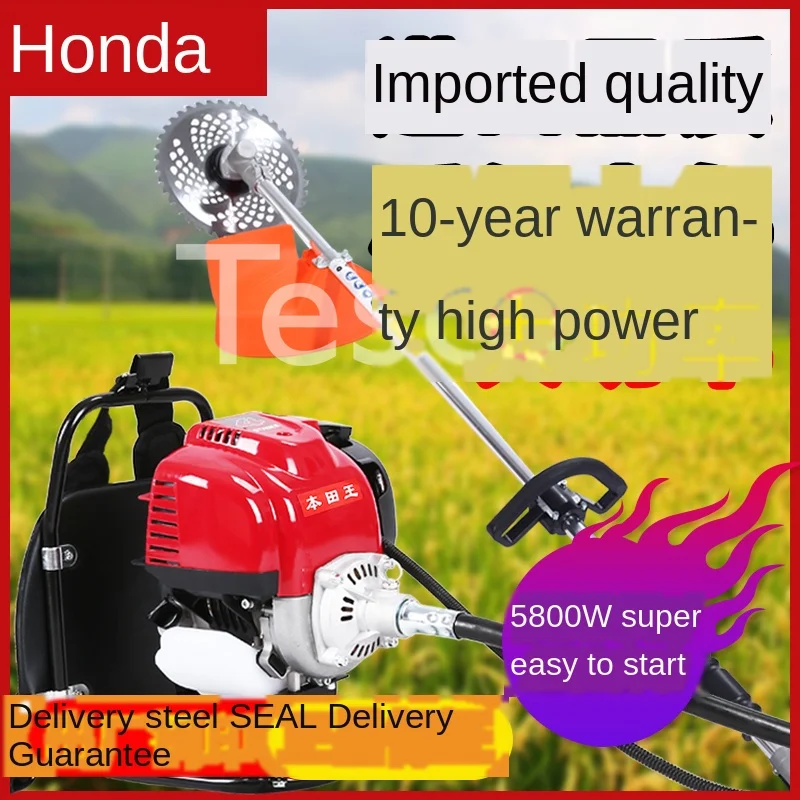 

Lawn mower four-stroke backpack petrol small multi-function weeding ripper
