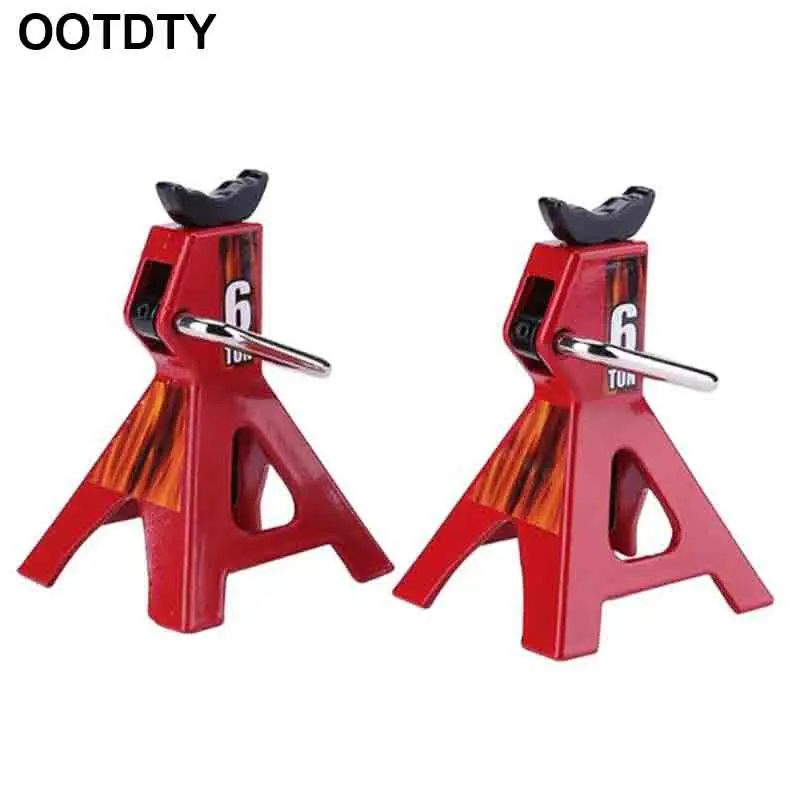 

2pcs Metal Mini Jack Stands 6 Tons for 1/10 RC Crawler Climbing Racing Car
