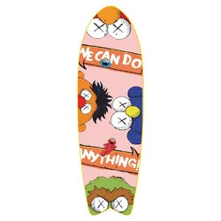 Large 34 Surf Skate Deck 7 Tier Canadian Maple Surfskate Board Quality Land Carving Cruiser Board Parts DIY Deck Supply