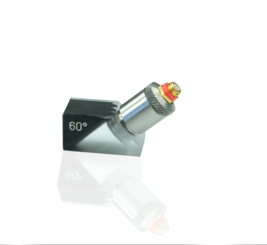

10MHz Ultrasonic Detection Fingertip Probe with Angle Beam Wedges 3/8 inch