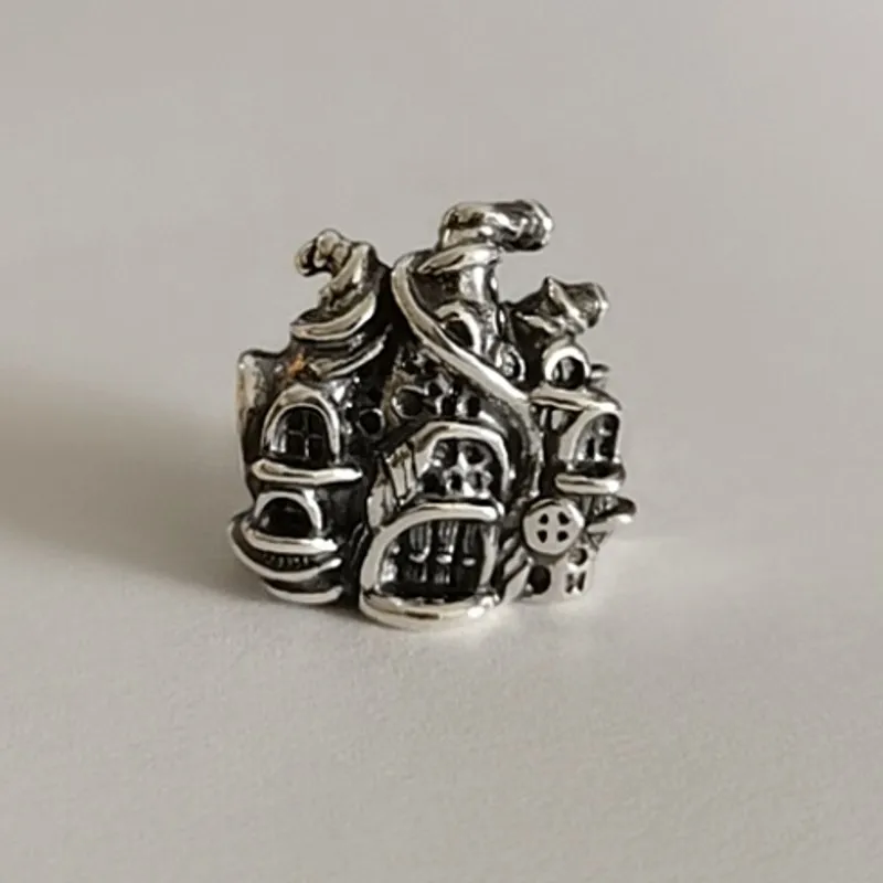 

Diy Jewelry S925 Sterling silver Magic castle beads For Jewelry Making Charm Fits Brand Bracelet&Bangle Gift free shipping