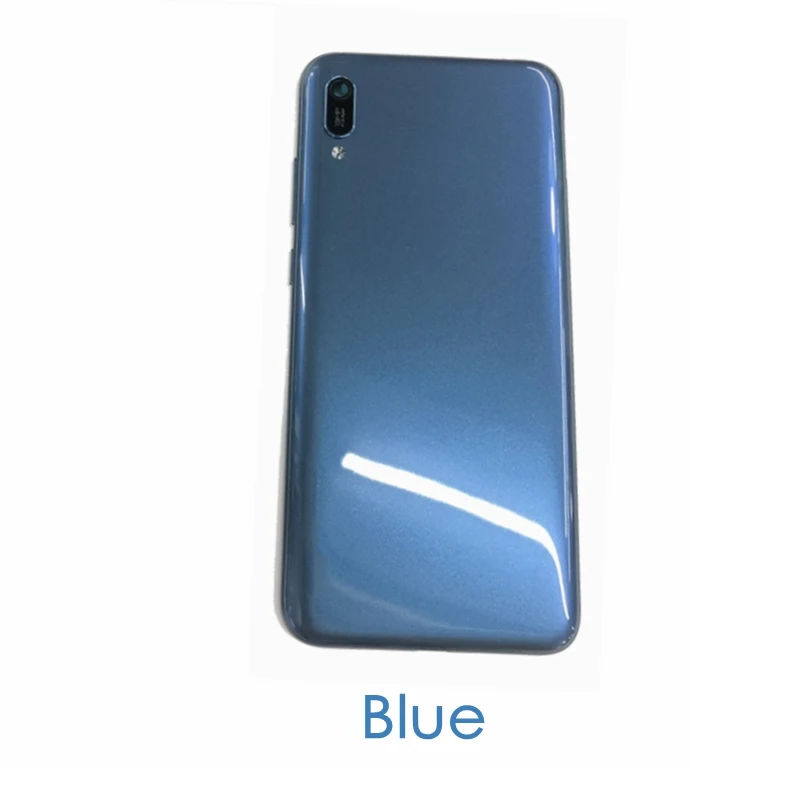 Для huawei Y6 Pro задняя крышка+ стекло для камеры+ клей для Y6 Pro Задняя крышка батареи запасные части
