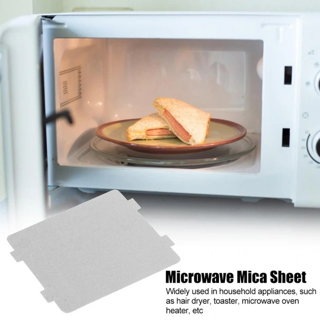 Placa gruesa de Mica para horno microondas, accesorio de 108x99mm, piezas  de electrodomésticos de cocina, 10 Uds. - AliExpress