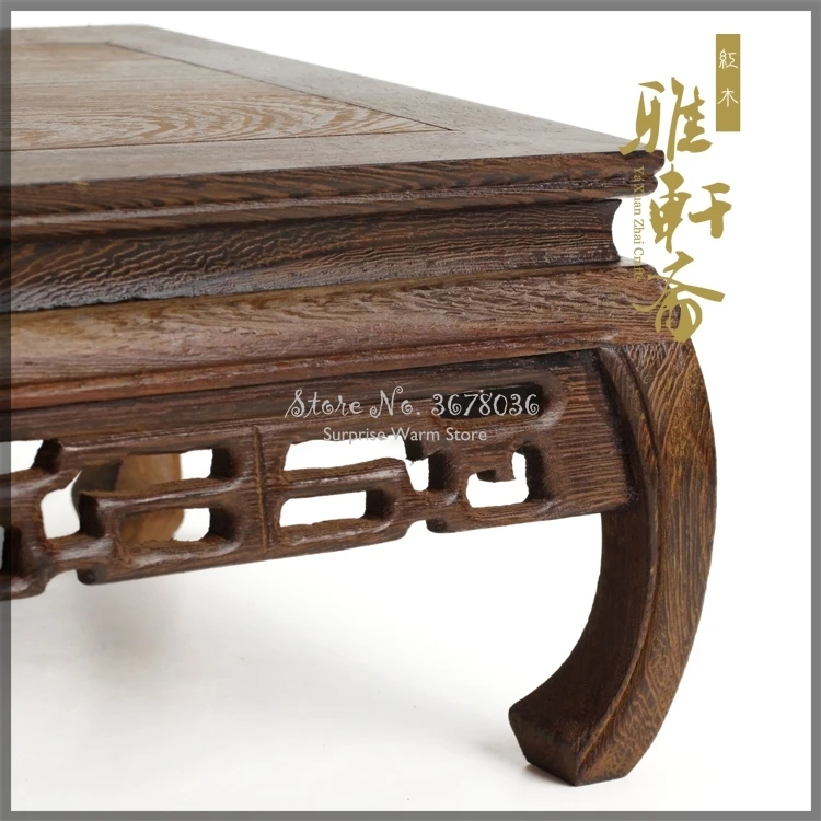 Solid Wood Tea Table Rosewood Carving Decoration Base Vase Buddha Kistler Display Rack Multi-use Rectangle Small Coffee Table Solid Wood Tea Table Rosewood Carving Decoration Base Vase Buddha Kistler Display Rack Multi-use Rectangle Small Coffee Table