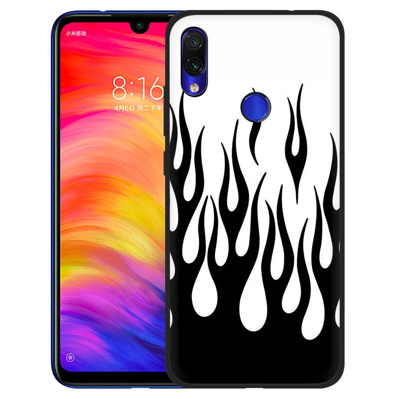 EWAU художественная личность пламя силиконовый чехол для телефона для Xiaomi Redmi 8A 4A 4X5 plus 5A 6 pro 6A 7 7A S2 GO K20 pro - Цвет: B1