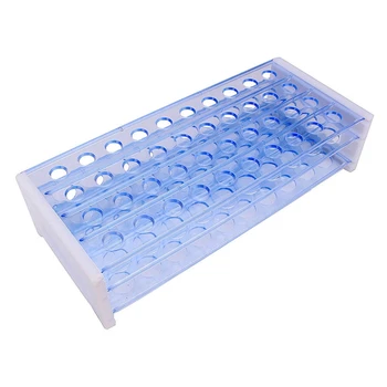 

HOT-Plastic 3 Layers Lab Test Tube Rack Holder for 18mm Centrifugal Pipe Stand 40 Holes