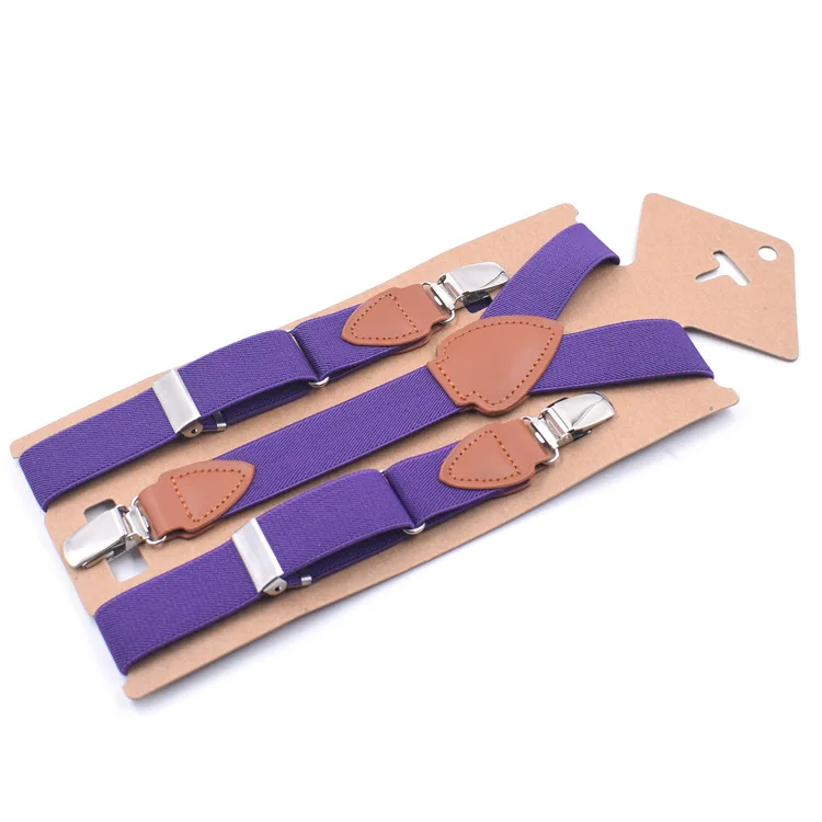 Child Suspenders 3 зажима, г., детские штаны для мальчиков и девочек, брюки костюмы на рост 2,5 см Эластичные подтяжки на Y-Back с металлическими подтяжками - Цвет: Child Suspenders