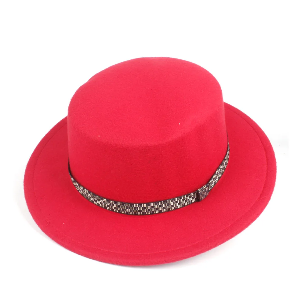 Мужская и Женская Шляпа Fedora на плоской подошве, уличная дорожная шляпа, на день рождения, на плоской подошве, свиная шляпа, джазовая шляпа, размер 56-58 см