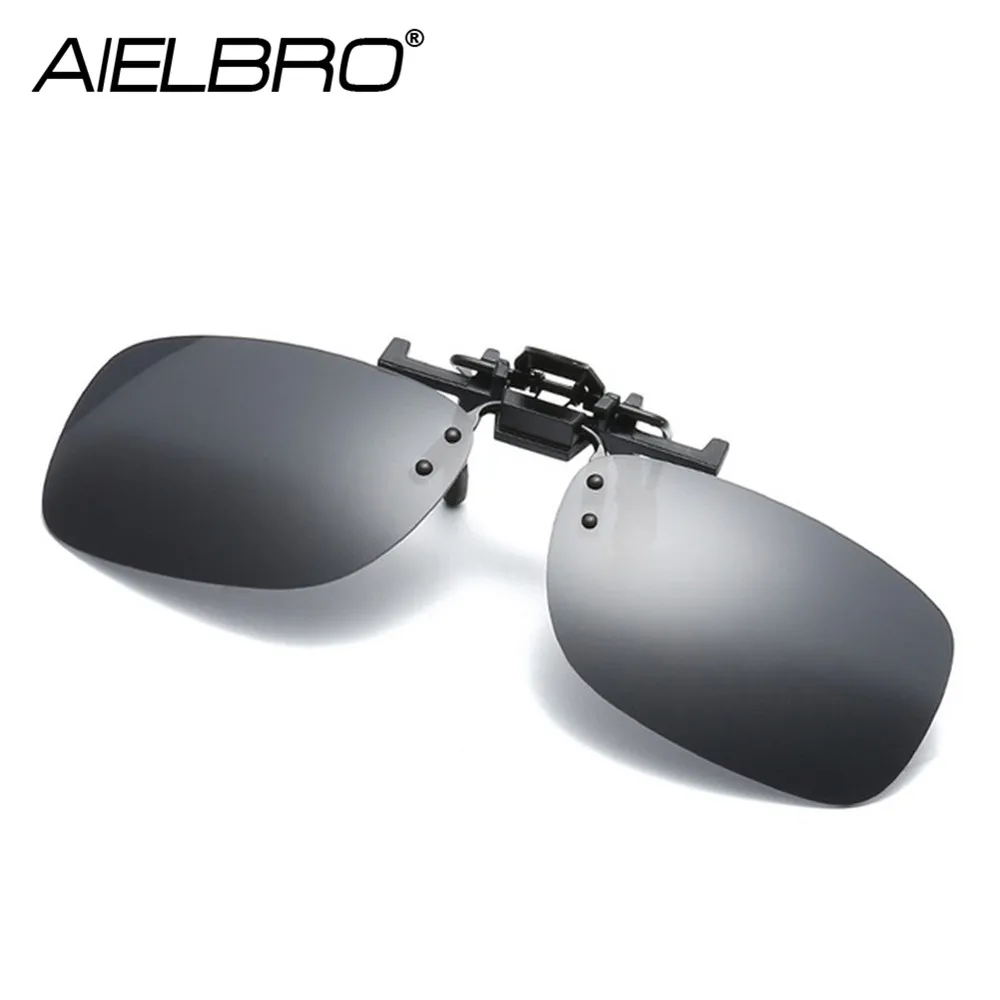 Men Women Polarized Sports Glasses Flip up Clip on Polarized Sunglasses Driving Fishing Cycling Hiking Sun Glasses Clips for Myopic