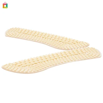 

BeautyBigBang Portable Silicone Rubber Insert Insoles Anti-slip Anti-wear Feet Heel Pads