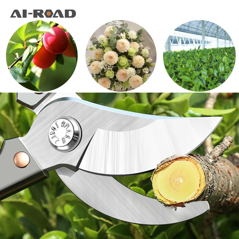

Garden Pruning Shear Grafting Tool Ratchet Plant trim horticulture Hand pruner Fruit Tree Pruning Branch Pruner DIYTrimmer Tools