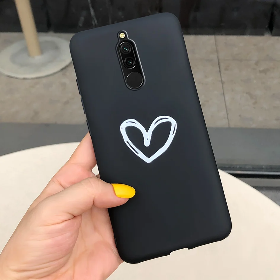 xiaomi leather case card Ốp Lưng Silicon Dẻo Cho Xiaomi Redmi 8 Bao Mềm TPU Cặp Đôi Tình Nhân Cát In Bao Da Cho Xiaomi Redmi 8 Điện Thoại Ốp Lưng Redmi 8 coque Funda leather case for xiaomi