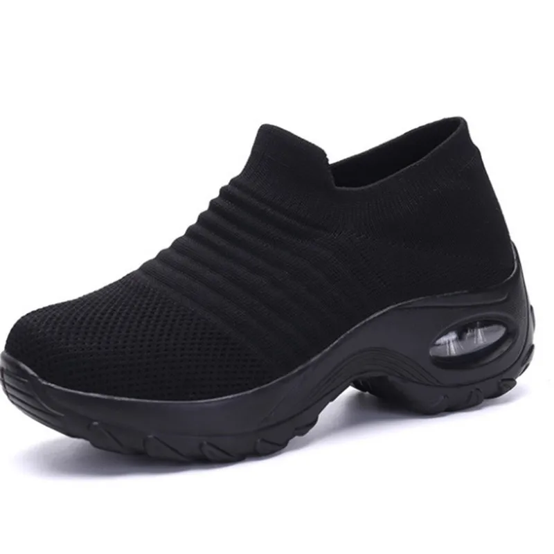 Размер 35-42, женские носки беговые кроссовки, воздух, демпфирующие zapatos de mujer, сетчатые кроссовки для отдыха, scarpe donna, спортивная обувь для женщин, для бега - Цвет: B
