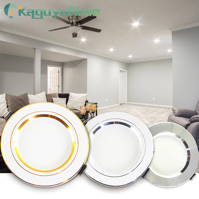 

Kaguyahime Downlight 18W 15W 9W 5W 3W Recessed Round LED Lamp Indoor Lighting AC 220V 240V LED Downlight Warm White Cold White