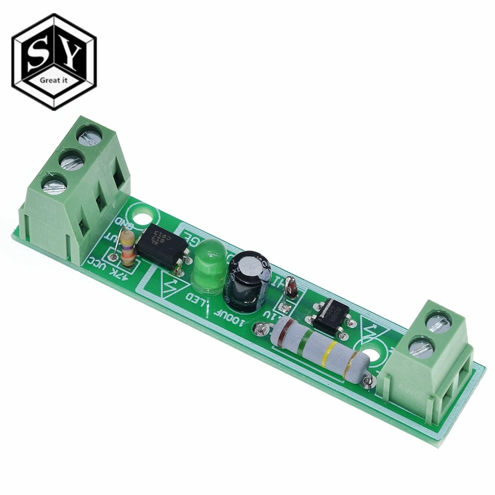 

1-Bit AC 220V Optocoupler Isolation Module Voltage Detect Board Adaptive 3-5V For PLC Isolamento Fotoaccoppiatore Module
