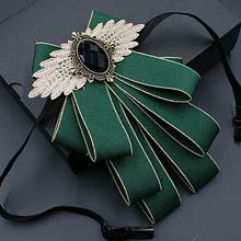 Многослойный галстук-бабочка для мужчин и женщин, британский стиль, галстуки-бабочки, Женихи, мужские свадебные аксессуары, галстуки, мужские женские ювелирные изделия, галстуки