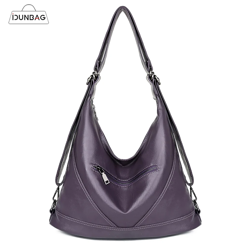 

Womens Large Handbags And Totes Multi-function Hobos Shoulder Bags Ladies PU Leather Red Bag Big Capacity Top-Handle Bag Female