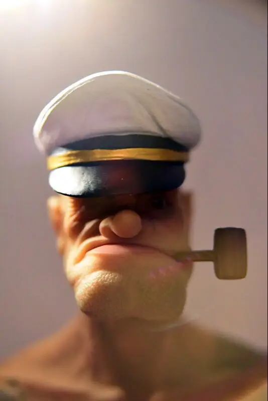 Popeye 1/6 Масштаб Окрашенные смолы фигурка хедплей 12 ''Модель Коллекция скульптур
