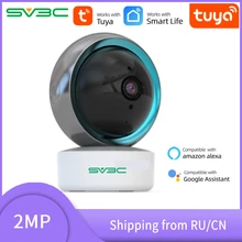 

SV3C 1080P IP Camera Tuya Smart Surveillance Camera Mini Indoor CCTV Security Camera AI Tracking Audio Video Baby Monitor