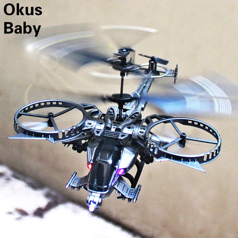 

2019 RC Helicopter Drone Four-axis 360° Precise Positioning Helicopter imported Built-in Gyroscope RC Helicopter Model Drone