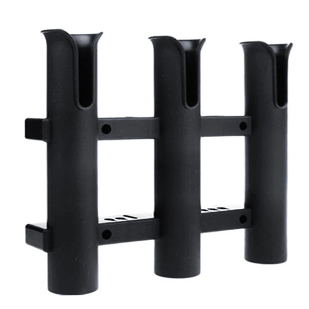 Лодка рыболовные принадлежности прочный держатель удочки легко установить 3 трубки Портативный Открытый поддержка легкий