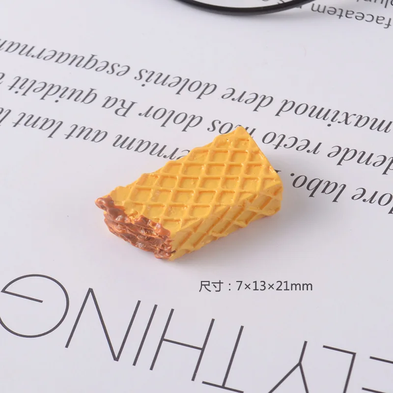 Из смолы, в форме продуктов питания играть мультфильм медведь печенье Diy аксессуары глина амулеты Полимерная глина амулеты клейкие аксессуары игрушки для детей унисекс - Цвет: 1