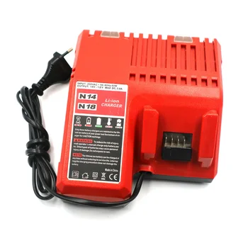 

M18 M14 Battery Charger Replace For Milwaukee 14.4V-18V Multi Voltage Li-ion 48-11-1850 48-11-1840 48-11-1815 48-11-1828 Charger