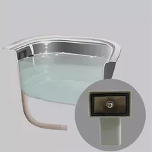 Кухонная мойка раковина Переливающаяся труба квадратное переливающееся соединение раковина бассейн перелив порт дренажная труба принадлежности для канализации