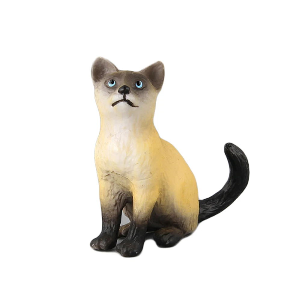 Моделирование мини кошки Kitty фигурка модель статуя дома украшения подарок Дети Игрушечная модель животного декоративная фигурка для дома сказочная фигурка