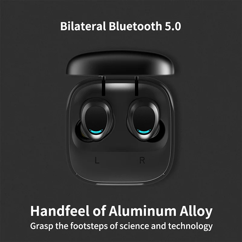 FULL-TWS-U9, Беспроводная Bluetooth гарнитура, наушники, пресс с микрофоном, HIFI, бас, Bluetooth, Спортивная гарнитура, 5,0, с металлической зарядкой