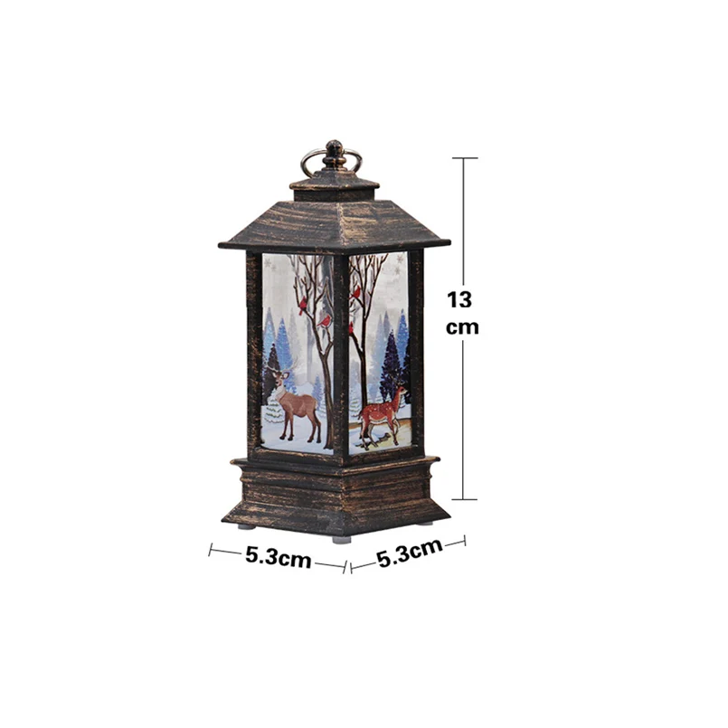 Artificial flame lamp small oil lamp Christmas candle with LED tea light candle Christmas decoration party lampara de luna 30N26 (19)