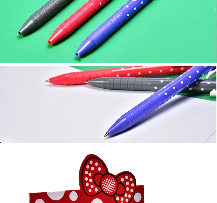 Tianfeng 590E Click Ballpoint Pen Dotted Click Students 0.5 Mm Ballpoint Pen Wholesale 60 PCs/Box