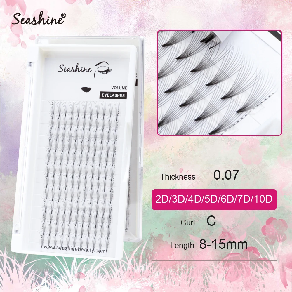 Накладные ресницы Seashine Premium 2D 7D 10D | Красота и здоровье