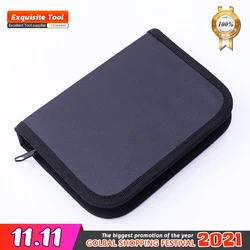 Realmote Kit multifuncional de tela Oxford, bolsa de almacenamiento de herramientas de mano, Kit de herramientas a prueba de agua, cremallera de cuero Artificial de PVC