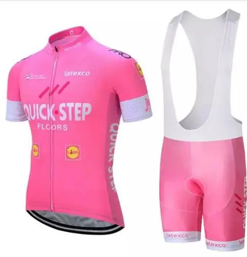 Picture Color UCI TEAM Pro Blue QUICK STEP велосипедная майка 16D гелевая накладка велосипедные шорты набор Ropa Ciclismo мужские летние велосипедные Джерси наборы - Цвет: Picture Color