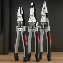 Pince diagonale universelle, pince à nez aiguille, outils de quincaillerie, coupe fil universel électricien