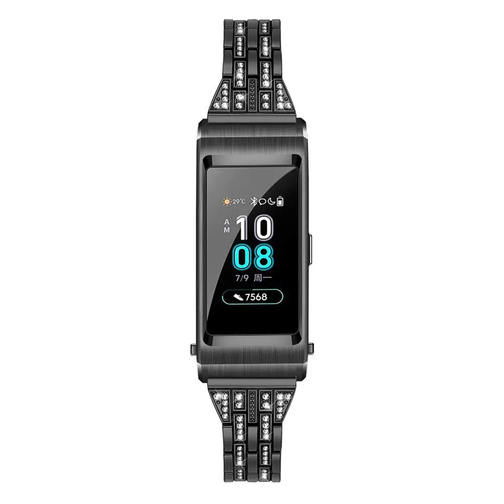 Ремешок из нержавеющей стали для Huawei talkband B5 Смарт-часы сменный ремешок Женский браслет спортивные бизнес аксессуары для наручных часов