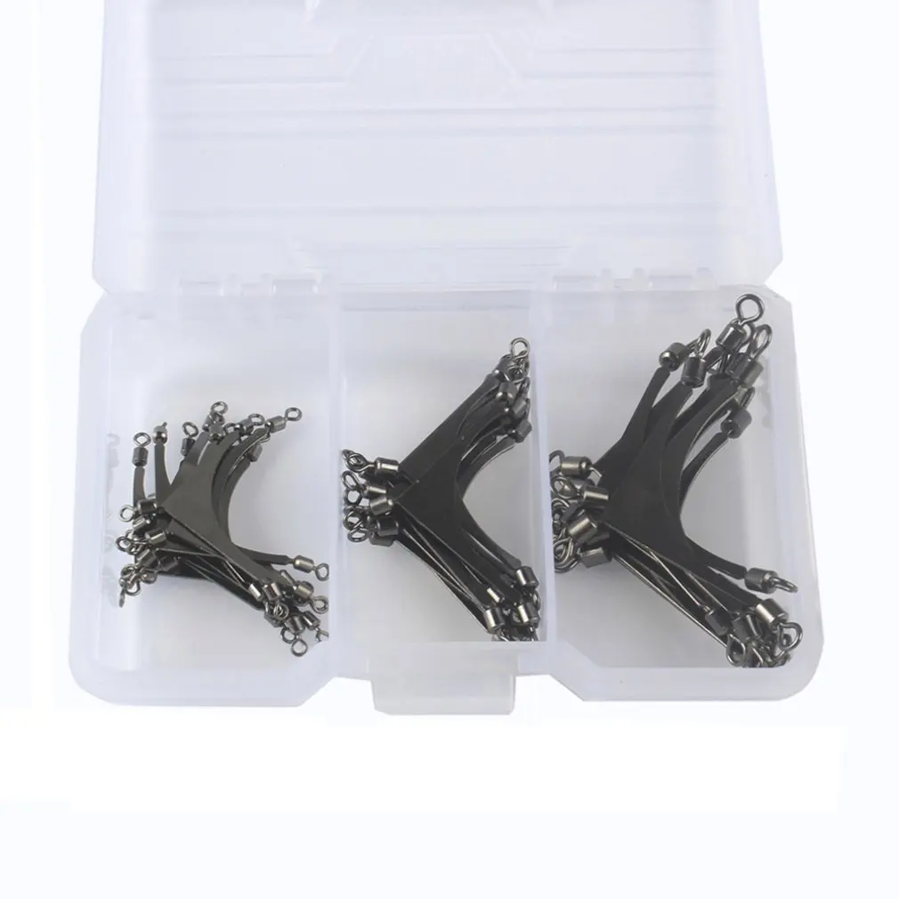 

Anti-Rust Metal Eight-character Ring Forker American Flat-handed Swivel Connector Metal Splitter Hooker Fishing Tackle Gadget