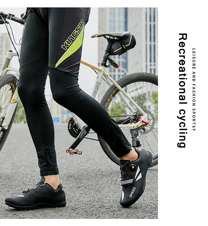 Road Cycling Shoes Sapatilha Ciclismo Bike Men Non-Locking Racing Breathable Ultralight Professional Bicycle Sneakers Women