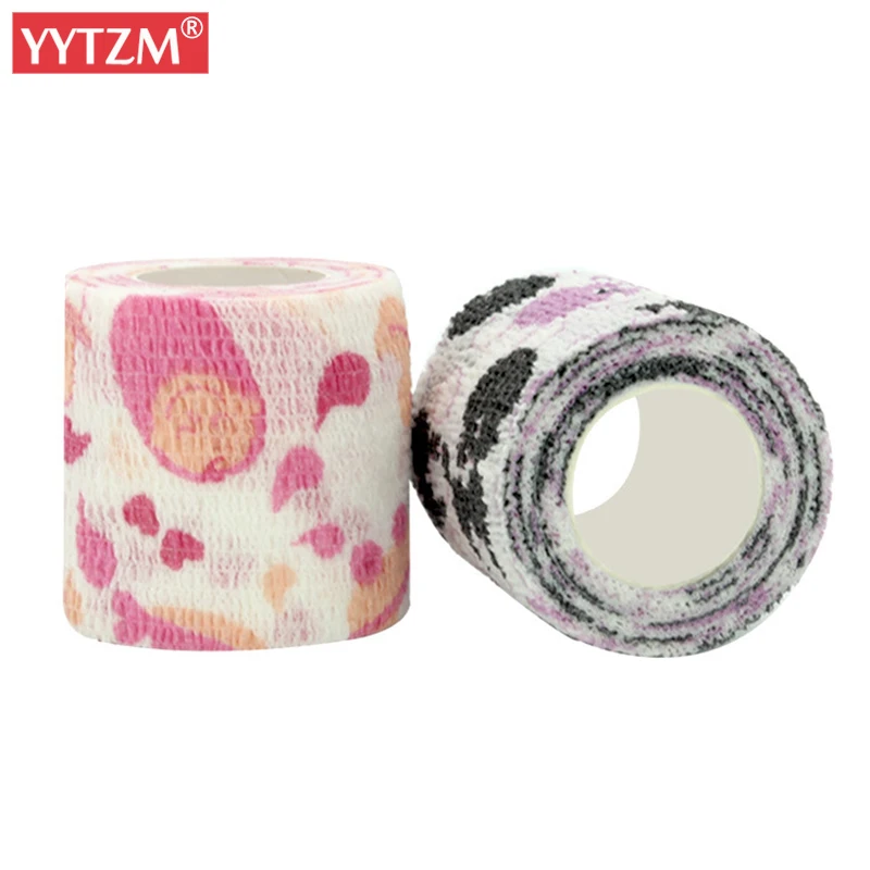 Цветной мультяшный самоклеющийся Бандаж с принтом для домашних животных