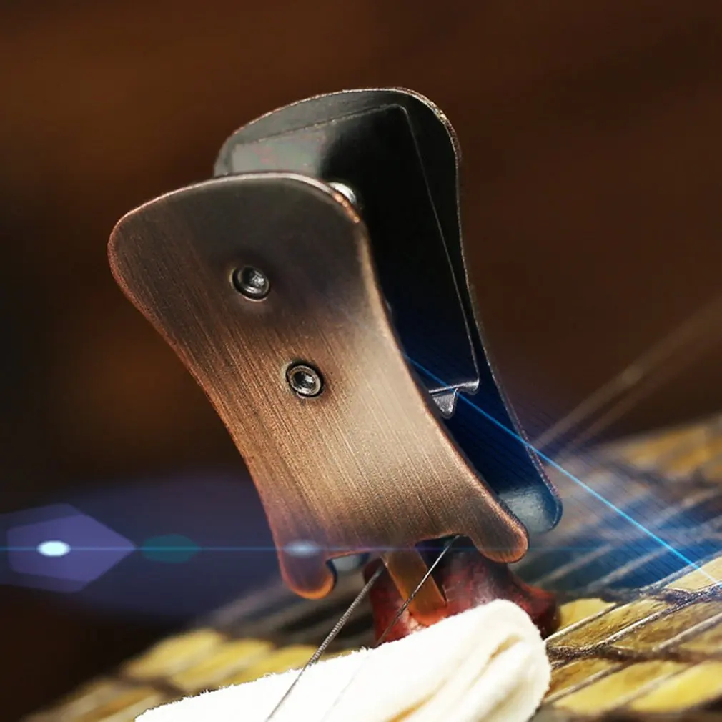 

Brown Mute Silencer Gold Clip for Erhu Erhu Accessories
