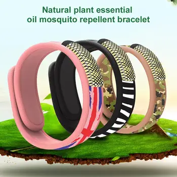 

Mosquito Repellent Bracelet Adjustable Waterproof Plant Essential Oil Mosquito Repellent Wristband