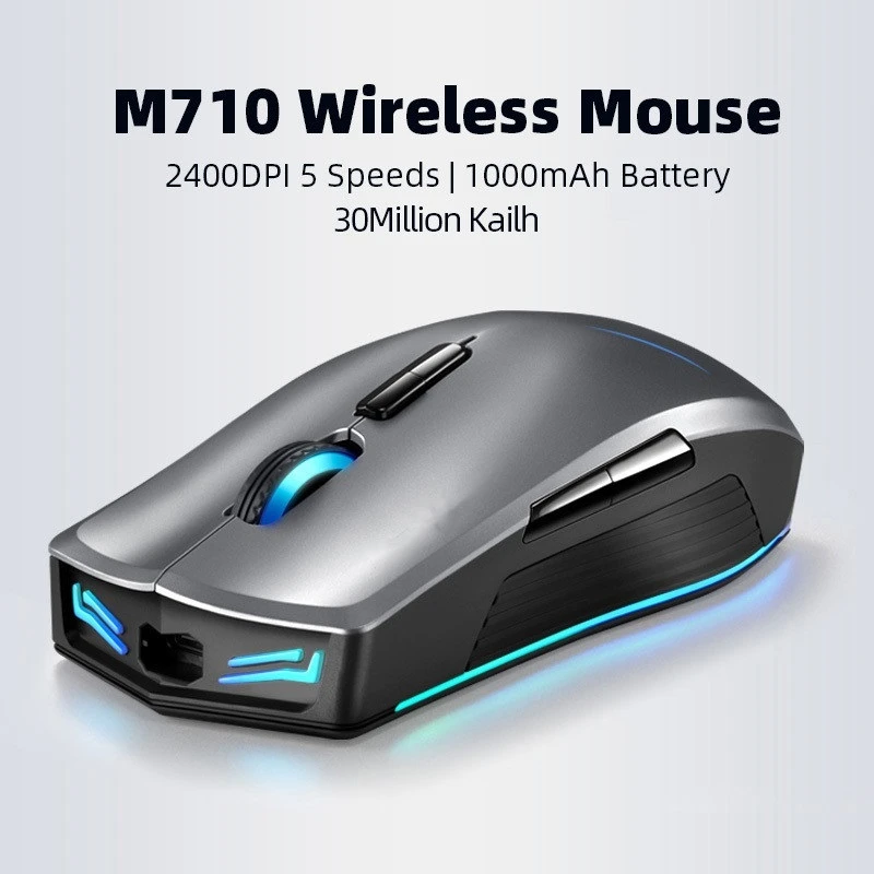 2022 Machenike M7 Wireless Mouse Gaming Mouse Gamer 16000 DPI RGB Programmable Rechargeable PMW3212 PMW3335 Computer Mouse